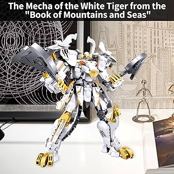 サクマ　ミツヨヒさんset Amazon.com: CSNRHG White Tiger Samurai mech Robot Model with